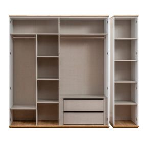 Doressa Lund Option Beyaz Gardırop