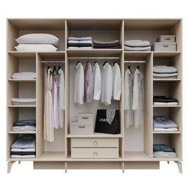 Doressa Merin Beige Gardırop