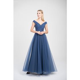 Doridorca 5923038 Indigo Kadın Abiye Elbise