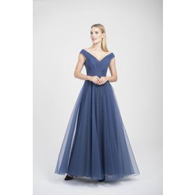 Doridorca 5923038 Indigo Kadın Abiye Elbise