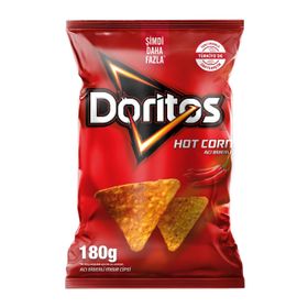 Doritos 180 gr Parti Boy Hot Corn Acı Biberli Mısır Cipsi
