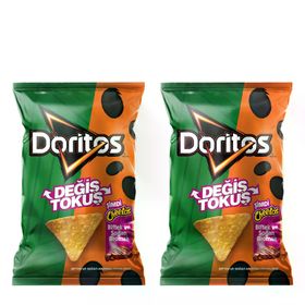 Doritos 2x115 gr Değiş Tokuş Biftek Soğan Aromalı Mısır Cipsi (2 adet)