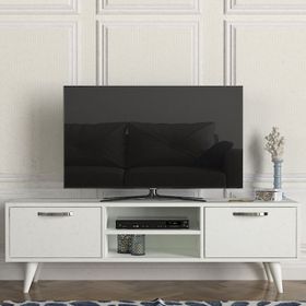 Dorpek Beyaz Dale Tv Sehpası