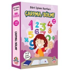 Dört İşlem Kartları Çarpma / Bölme 7-8 Yaş - Yağmur Çocuk