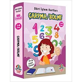 Dört İşlem Kartları Çarpma / Bölme 7-8 Yaş - Yağmur Çocuk