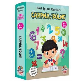 Dört İşlem Kartları Çarpma / Bölme 9 Yaş - Yağmur Çocuk