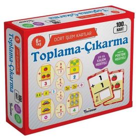 Dört İşlem Kartları Toplama / Çıkarma 6 Yaş - Yağmur Çocuk