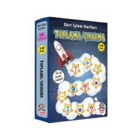 Dört İşlem Kartları Toplama / Çıkarma 7-8 Yaş - Yağmur Çocuk