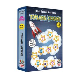 Dört İşlem Kartları Toplama / Çıkarma 7-8 Yaş - Yağmur Çocuk