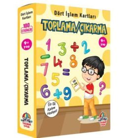 Dört İşlem Kartları Toplama / Çıkarma 9 Yaş - Yağmur Çocuk