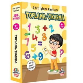 Dört İşlem Kartları Toplama / Çıkarma 9 Yaş - Yağmur Çocuk