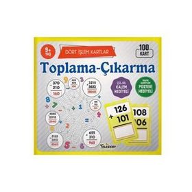 Dört İşlem Kartları Toplama / Çıkarma 9 Yaş - Yağmur Çocuk