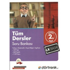 Dörtrenk Yayınları 2.Sınıf Tüm Dersler Soru Bankası