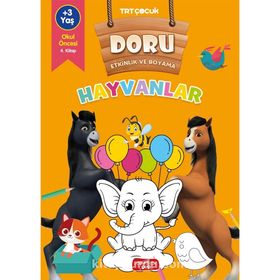 Doru Etkinlik ve Boyama Hayvanlar - Yediveren Çocuk