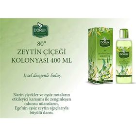 Doruk 400 ml 80 Derece Zeytin Çiçeği Kolonyası