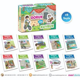 Doruk İle Kuyruk Hikaye Seti 10 Kitap - Mavi Deniz Yayınları