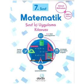 Dorya Yayınları 7. Sınıf Matematik Sınıf İçi Uygulama Ödev Klavuzu