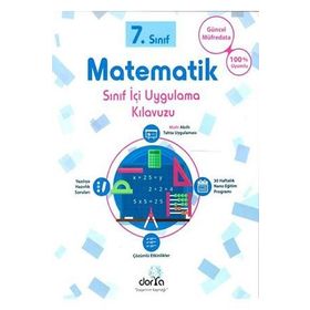 Dorya Yayınları 7. Sınıf Matematik Sınıf İçi Uygulama Ödev Klavuzu