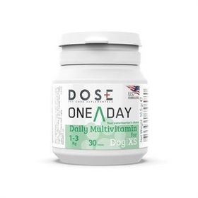 Dose One A Day Dog Köpek XS 1-3 kg Arası Multivitamin 30 Tablet