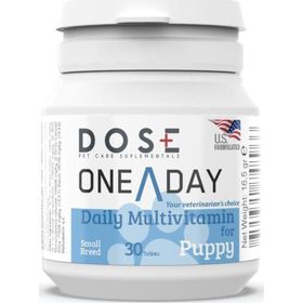 Dose One A Day Puppy Small Breed Küçük Irk Yavru Köpek Multivitamin 30 Tablet