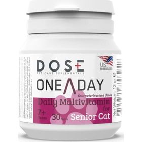 Dose One A Day Senior Yaşlı Kedi Multivitamin 30 Tablet