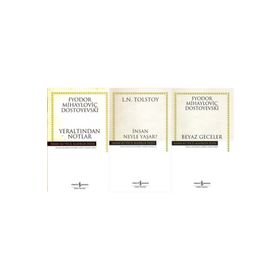 Dostoyevski-Tolstoy 3 Kitap Set Yeraltından Notlar-İnsan Ne ile Yaşar?-Beyaz Geceler - İş Bankası Kültür Yayınları