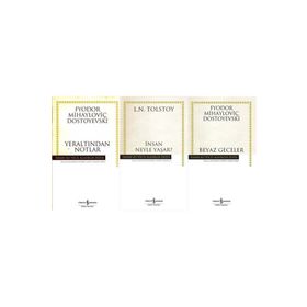 Dostoyevski-Tolstoy 3 Kitap Set Yeraltından Notlar-İnsan Ne ile Yaşar?-Beyaz Geceler - İş Bankası Kültür Yayınları
