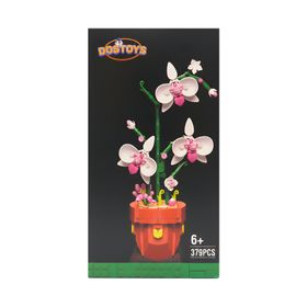 Dostoys 11610 Yapı Taşı Serisi Kelebek Orkide 379 Parça Çiçek Yapım Seti