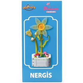 Dostoys Yapı Taşı Serisi Nergis Çiçek Yapım Seti