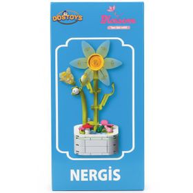 Dostoys Yapı Taşı Serisi Nergis Çiçek Yapım Seti