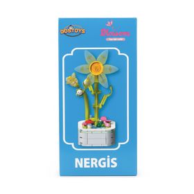 Dostoys Yapı Taşı Serisi Nergis Çiçek Yapım Seti