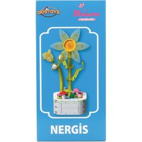 Dostoys Yapı Taşı Serisi Nergis Çiçek Yapım Seti