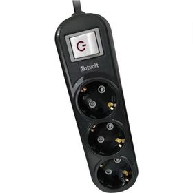 Dotvolt 3-lü Surge Hunter 350 Joules Akım Koruma Prizi 1.5 m Siyah Ups