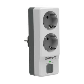 Dotvolt Surge Hunter 1050 Joule İkili Akım Korumalı Beyaz Anahtarlı Priz