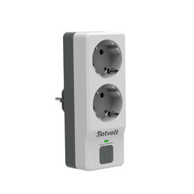 Dotvolt Surge Hunter 1050 Joule İkili Akım Korumalı Beyaz Anahtarlı Priz