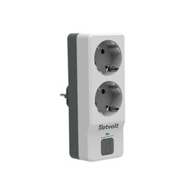Dotvolt Surge Hunter 1050 Joule İkili Akım Korumalı Beyaz Anahtarlı Priz