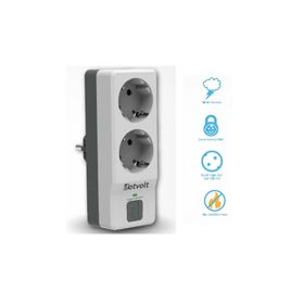 Dotvolt Surge Hunter 1050 Joule İkili Akım Korumalı Beyaz Anahtarlı Priz
