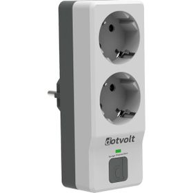 Dotvolt Surge Hunter 1050 Joule İkili Akım Korumalı Beyaz Anahtarlı Priz