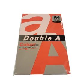 Double A 100'lü A4 80 gr Kırmızı Renkli Fotokopi Kağıdı
