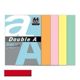 Double A 100'lü A4 80 gr Kırmızı Renkli Fotokopi Kağıdı
