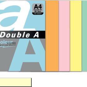 Double A 100'lü A4 80 gr Pastel Fildişi Renkli Fotokopi Kağıdı