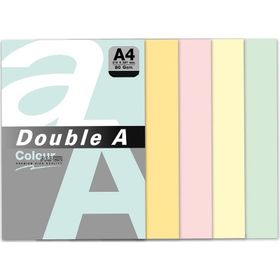 Double A 100'lü A4 80 gr Pastel Karışık Renkli Fotokopi Kağıdı