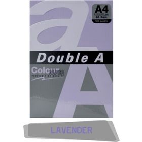 Double A 100'lü A4 80 gr Pastel Lavanta Renkli Fotokopi Kağıdı