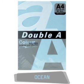 Double A 100'lü A4 80 gr Pastel Okyanus Mavisi Renkli Fotokopi Kağıdı