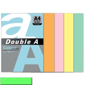 Double A 100'lü A4 80 gr Pastel Zümrüt Yeşili Renkli Fotokopi Kağıdı