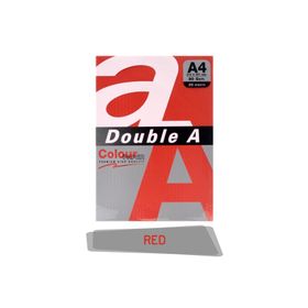 Double A 25'li A4 80 gr Kırmızı Renkli Fotokopi Kağıdı