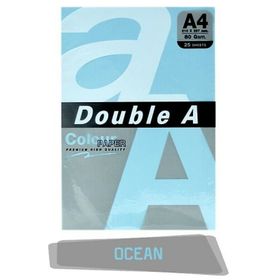 Double A 25'li A4 80 GR Ocean Renkli Kağıt