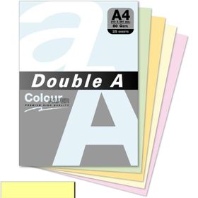 Double A 25'li A4 80 gr Pastel Cheese Renkli Fotokopi Kağıdı