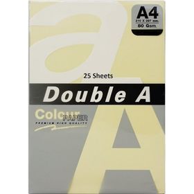 Double A 25'li A4 80 gr Pastel Cheese Renkli Fotokopi Kağıdı