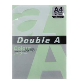 Double A 25'li A4 80 gr Pastel Lagoon Renkli Fotokopi Kağıdı